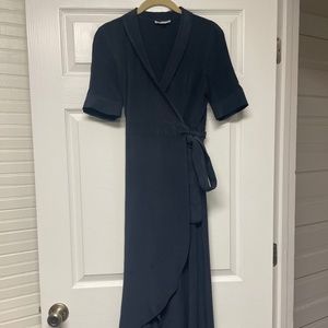 Equipment Silk Wrap Dress XS
